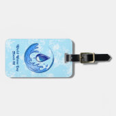 Der Weltwassertag Rette Wasser Rett Erde Gepäckanhänger (Vorderseite horizontal)