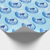 Der Weltwassertag Rette Wasser Rett Erde Geschenkpapier (Ecke)