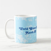 Der Weltwassertag Rette Wasser Rett Erde Kaffeetasse (Links)