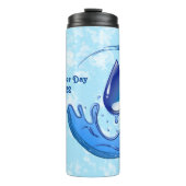 Der Weltwassertag Rette Wasser Rett Erde Thermosbecher (Vorderseite)