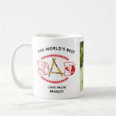 Der weltweit beste Baseball-Name für ein benutzerd Kaffeetasse (Links)