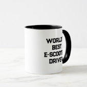 Der weltweit beste E-Scooter Tasse (VorderseiteRechts)