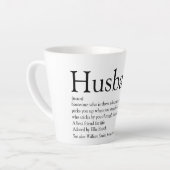 Der weltweit beste Husband Definition Fun Milchtasse (Linke Ecke)