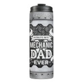 Der weltweit beste mechanische Vater aller Zeiten Thermosbecher (Vorderseite)