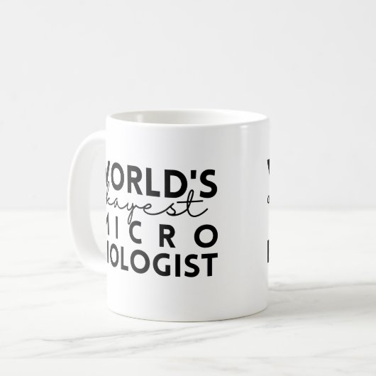 Der weltweit beste Mikrobiologe Kaffeetasse (Vorderseite Links)