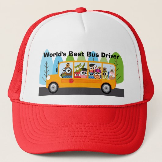 Der weltweit beste Schulbusfahrer Truckerkappe (Vorderseite)