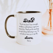 Der weltweit beste Vater-Hinweis Tasse
