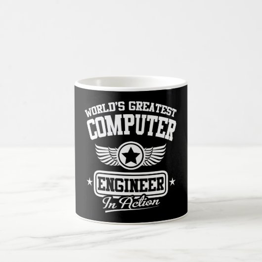 Der weltweit größte Computeringenieur in Aktion Kaffeetasse (Mittel)