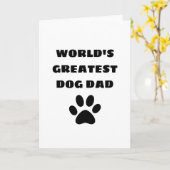 Der weltweit größte Hund-Vater mit benutzerdefinie Karte (Gelbe Blume)