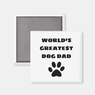 Der weltweit größte Hund-Vater mit benutzerdefinie Magnet