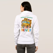 Der weltweit größte Schulbusfahrer Personalisiert Hoodie (Schwarz voll)