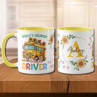 Der weltweit größte Schulbusfahrer Personalisiert Tasse