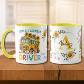 Der weltweit größte Schulbusfahrer Personalisiert Tasse