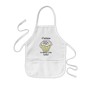 Der wenige gelbe kleine Kuchen der Mama Kinderschürze