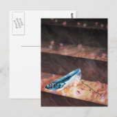 Der wenige Glaspantoffel Postkarte (Vorne/Hinten)