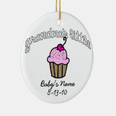 Der wenige kleine Kuchen der Großmutter - Rosa - Keramik Ornament (Rechts)