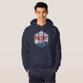 Der Werksfarbschild Hoodie (Vorne ganz)