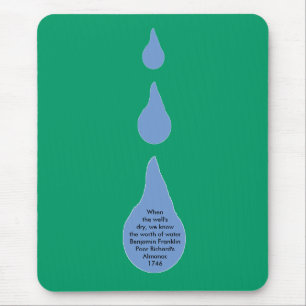 Der Wert des Wassers Mousepad