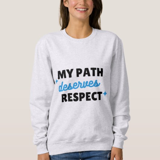 Der Wert einer Frau – Sweatshirt (Vorderseite)