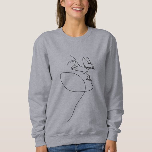 Der Wert einer Frau – Sweatshirt (Vorderseite)