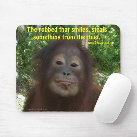 Der Wert eines Lächelns Mousepad (Mit Mouse)