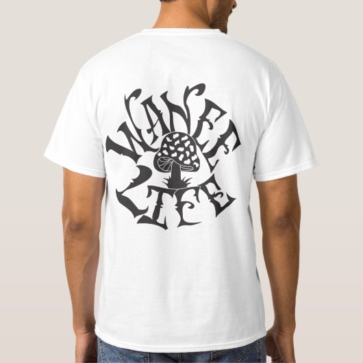 Der Wert-T - Shirt der Wanee Leben-Männer (Rückseite)