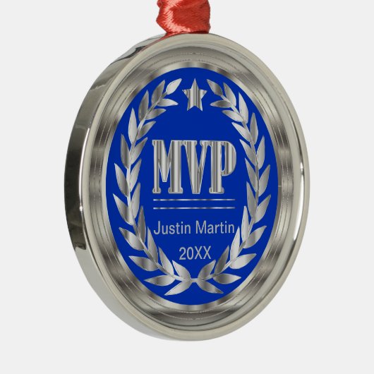 Der wertvollste Silbermedaillenpreis für Spieler u Ornament Aus Metall (Rechts)