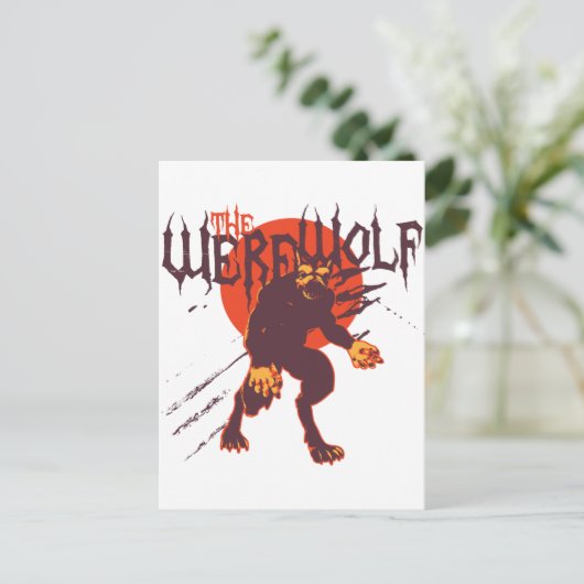 Der Werwolf: Lycan Postkarte (Stehend Vorderseite)