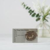 Der WespeExterminator Visitenkarte (Stehend Vorderseite)