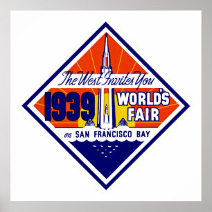 Der Westen lädt Sie ein Poster