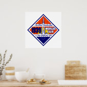 Der Westen lädt Sie ein Poster (Küche)