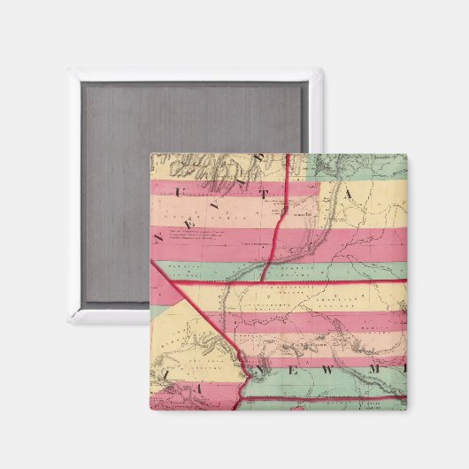 Der Westen Magnet (Vorderseite/Rückseite)