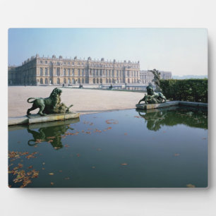 Der Westen oder die Gartenfassade, die vom Parterr Fotoplatte