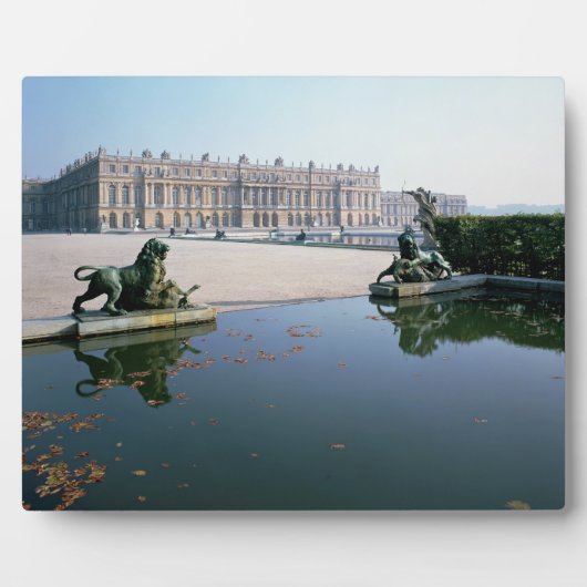 Der Westen oder die Gartenfassade, die vom Parterr Fotoplatte (Vorderseite)
