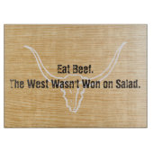 Der Westen wurde nicht auf Schneidebrett (Vorderseite)