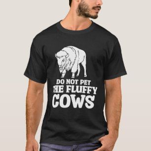 Der Western C von Buffalo mit den fließenden Kühen T-Shirt