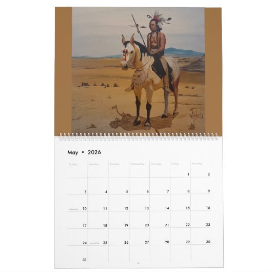 Der Western U.S.A. von Artist Gary Poling Kalender (Mai 2026)