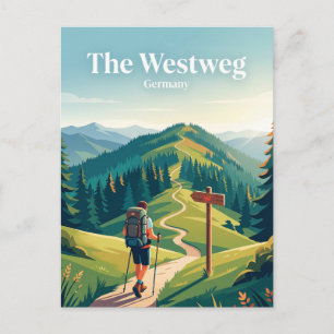 Der Westweg Deutschland Postkarte