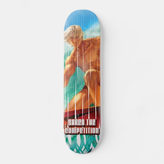 Der Wettbewerb 1 Skateboards verschaltet (Vorderseite)