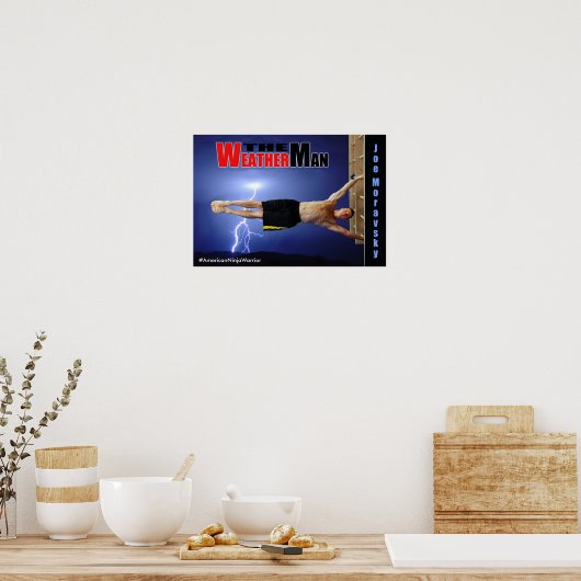 Der Wettermann Poster (Küche)