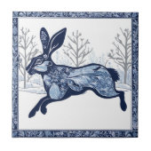 Der Whimsikale Ausflug des Hares Winters Fliese (Vorderseite)