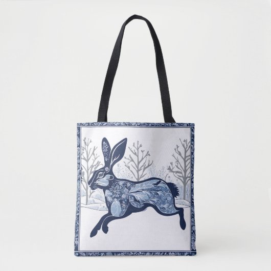 Der Whimsikale Ausflug des Hares Winters Tasche (Vorderseite)