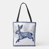 Der Whimsikale Ausflug des Hares Winters Tasche (Rückseite)