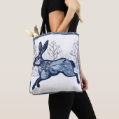 Der Whimsikale Ausflug des Hares Winters Tasche (Von Nahem)