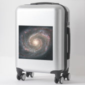 Der Whirlpool Galaxy M51 & Companion im Weltraum Aufkleber (Koffer)