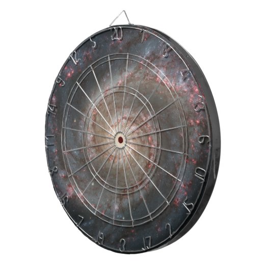 Der Whirlpool Galaxy M51 & Companion im Weltraum Dartscheibe (Vorderseite rechts)