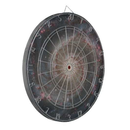 Der Whirlpool Galaxy M51 & Companion im Weltraum Dartscheibe (Vorderseite Links)