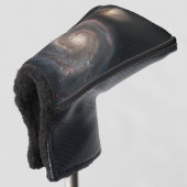 Der Whirlpool Galaxy M51 & Companion im Weltraum Golf Headcover (3/4 Vorderseite)