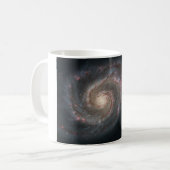 Der Whirlpool Galaxy M51 & Companion im Weltraum Kaffeetasse (Vorderseite Links)