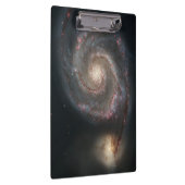 Der Whirlpool Galaxy M51 & Companion im Weltraum Klemmbrett (Rechts)